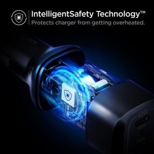 Incarcator telefon auto Spigen PC2000 2 Port USB- C, QC3.0, 45W - Img 5