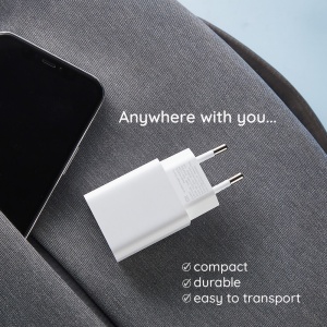 Incarcator Xiaomi original - USB-C, Compact Design, 3A, 20W - Alb - Img 5
