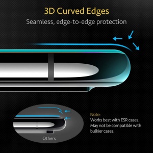 Sticla securizata Iphone 11 PRO -ESR Screen Shield 3D -margine neagra - Img 2