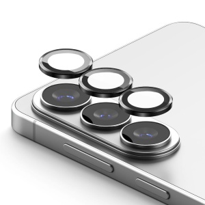 Sticla securizata pentru camera telefonului Samsung Galaxy S26 / S26 Plus Ringke - Camera Lens Frame Glass Black X 2 buc - Img 3