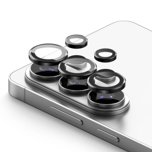 Sticla securizata pentru camera telefonului Samsung Galaxy S26 Ultra Ringke - Camera Lens Frame Glass Black X 2 buc - Img 3