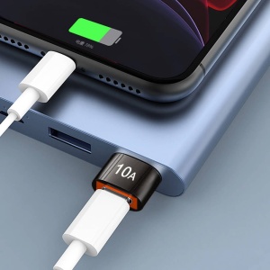 Adaptor OTG Tip C la USB 3.0, 10A Techsuit A7, negru - Img 5