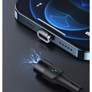 Cablu de date magnetic USAMS Data Cable - Type-C to Lightning 20W + Type-C 60W, PD, Fast Charging , 1.2m - Img 7