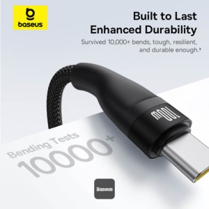 Cablu de date USB tip C , USB-C la 3x Type-C , fast charge PD100W, 480Mbps, 1.5m Baseus - Img 8