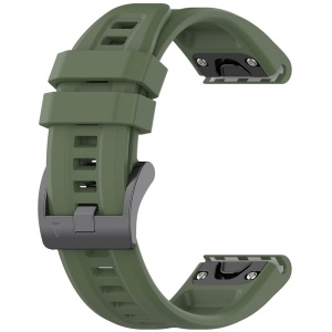 Curea Garmin Fenix 26mm Techsuit Watchband QuickFit W060 Verde inchis