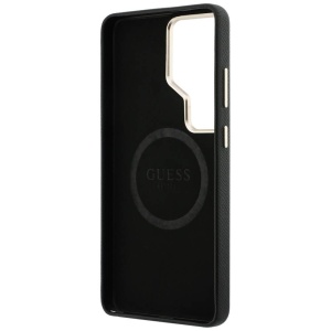 Husa Guess Samsung Galaxy S26 Ultra Rhinestone Round Logo MagSafe Neagra - Img 4
