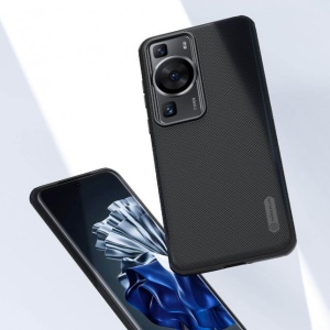 Husa Huawei P60 Pro -Nillkin Super Frosted Shield Case neagra - Img 2