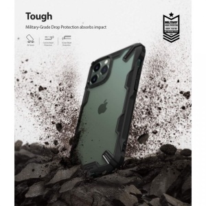 Husa Iphone 11 PRO MAX- Ringke Fusion X cu bumper de protecție TPU Green - Img 7