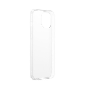 Husa iPhone 12 Pro Max -Baseus Frosted Glass Case cu margine flexibila -Transparenta - Img 2
