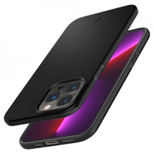 Husa iPhone 13 Pro Max - Spigen Thin Fit -Black - Img 6