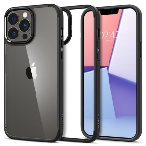 Husa iPhone 13 Pro Max- Spigen Ultra Hybrid-Negru Mat - Img 1