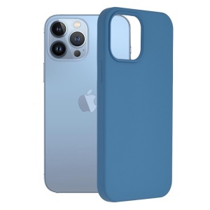 Husa iPhone 14 Pro Max -Soft Edge Silicone Albastra - Img 1