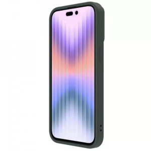 Husa iPhone 15 Pro Max Nillkin CamShield Silky Magsafe Silicone Foggy Green - Img 7