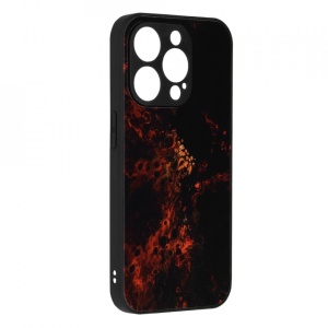 Husa iPhone 15 Pro Max - Printing Glass Red Nebula - Img 5
