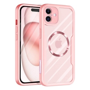 Husa iPhone 16 Plus ColorVerse 360 Magsafe + Screen Protector -margine roz - Img 1
