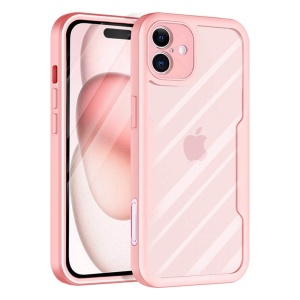 Husa iPhone 16 Plus ColorVerse 360 + Screen Protector -margine roz - Img 1