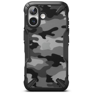 Husa iPhone 16 Plus Ringke Fusion X Camo Black - Img 2