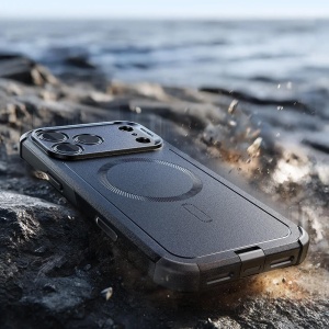 Husa iPhone 17 Pro Max ESR Cyber Armor Halolock neagra - Img 3