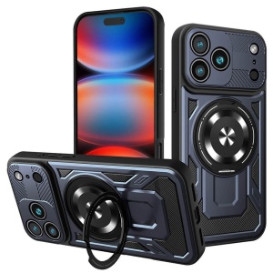 Husa iPhone 17 Pro Max RuggedCam albastra - Img 1