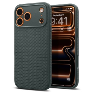 Husa iPhone 17 Pro Max Spigen Liquid Air Abyss Green