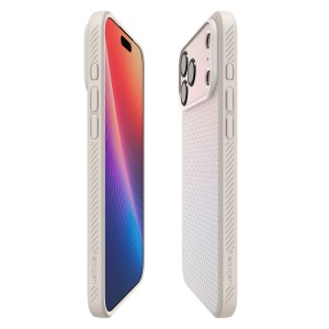 Husa iPhone 17 Pro Spigen Liquid Air Natural Titanium - Img 7
