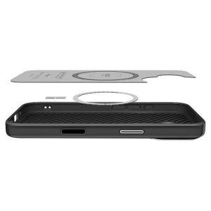 Husa iPhone 17 Spigen Enzo Aramid "T" MagSafe black/silver - Img 8