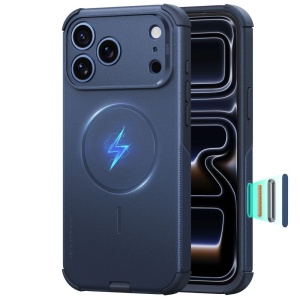 Husă iPhone 18 Pro ESR Cyber HaloLock Navy Blue