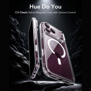 Husă iPhone 18 Pro Max - ESR Classic Hybrid - folie inclusa - Clear - Img 4