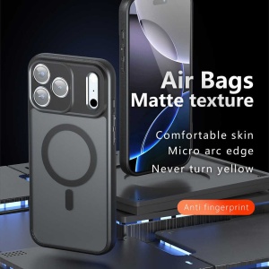 Husă iPhone 18 Pro Max și iPhone 17 Pro Max Techsuit PureFrost MagSafe, Frosted Black - Img 2