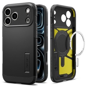Husă iPhone 18 Pro Max Spigen Tough Armor neagra - Img 11