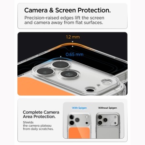 Husă iPhone 18 Pro Max - Spigen - Ultra Hybrid T MagSafe - Glossy Orange - Img 3