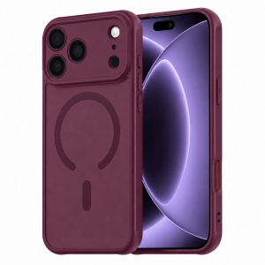 Husă iPhone 18 Pro și 17 Pro - Techsuit - HaloFrost II - Dark Cherry