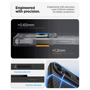 Husă iPhone 18 Pro Spigen Liquid Air - Matte Black - Img 4