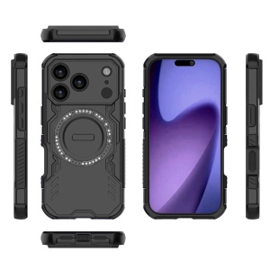 Husă iPhone 18 Pro - Techsuit ArmorMag Black - Img 8