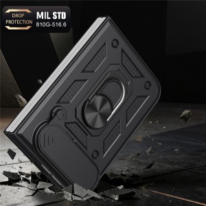 Husa iPhone Duo Techsuit CamShield Protectie Camera Neagră - Img 3