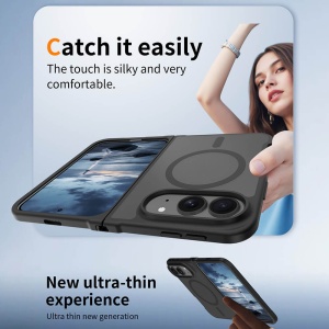 Husa iPhone Duo Techsuit PureFrost MagSafe Frosted Black - Img 6