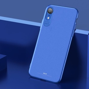 Husa iPhone XR-MSVII Simple ultra-subțire - culoare albastra - Img 7