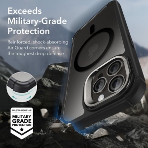 Husa pentru iPhone 15 Pro Max + folie ESR Armor Tough Kickstand HaloLock - Img 5