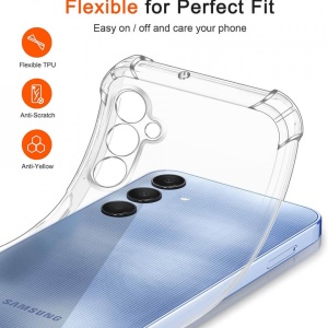 Husa Samsung Galaxy A25 5G Shockproof Clear Silicone transparenta - Img 5