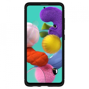 Husa Samsung Galaxy A51- Spigen Rugged Armor -Negru Mat - Img 8
