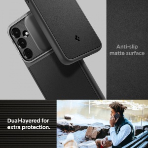 Husa Samsung Galaxy A55 Spigen Optik Armor neagra - Img 6
