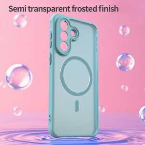 Husa Samsung Galaxy A57 HaloFrost Magsafe verde menta - Img 2