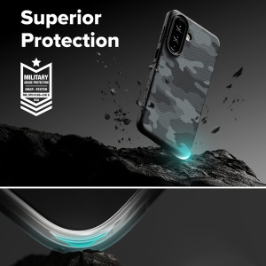Husa Samsung Galaxy A57 Ringke Onyx Camo Black - Img 5