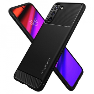 Husa Samsung Galaxy S21 Plus - Spigen Rugged Armor -Neagra - Img 5