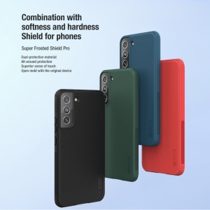 Husa Samsung Galaxy S22 - Nillkin Super Frosted Shield Pro Albastra - Img 5