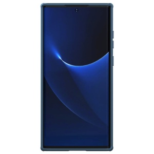 Husa Samsung Galaxy S22 Ultra - Nillkin Super Frosted Shield Pro Albastra - Img 3