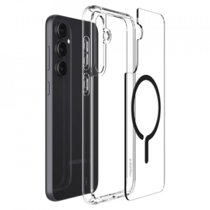 Husa Samsung Galaxy S23 FE - Spigen Ultra Hybrid MagSafe OneTap Ring transparenta - Img 5