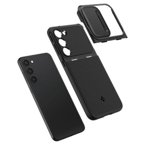 Husa Samsung Galaxy S23 Plus Spigen Optik Armor Neagra - Img 8