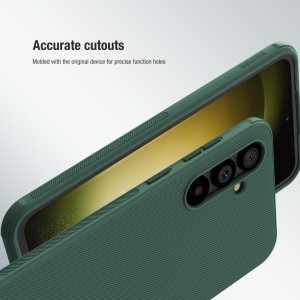 Husa Samsung Galaxy S24 FE -Nillkin Super Frosted Shield Case Verde inchis - Img 6