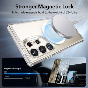 Husa Samsung Galaxy S24 Ultra ESR Boost Flickstand HaloLock Clear - Img 4